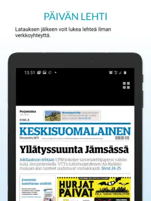 Päivän lehti android App screenshot 13